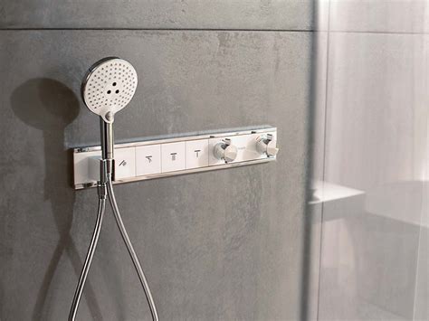 hansgrohe RainSelect – designer thermostatic shower mixers
