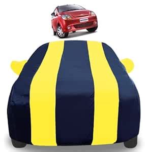 Auto Hub Car Cover Compatible with Chevrolet Spark with Mirror Pocket ...