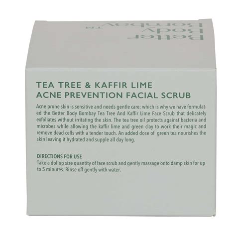 Buy BBB BETTER BODY BOMBAY TEA TREE & KAFFIR LIME ACNE PREVENTION ...
