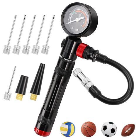 Amazon.com : Ball Pump with Pressure Gauge, Portable Air Pump for ...