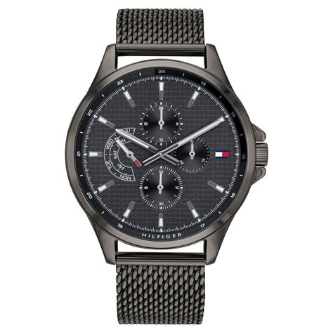 Tommy Hilfiger Quartz Multifunction Grey Dial Stainless Steel Strap Wa ...