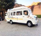 Tempo Traveller Pictures | 9,12,16,17 Seater Traveller Images, Photo's