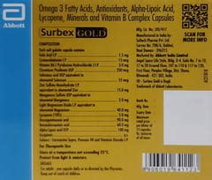 Surbex Gold Strip Of 15 Capsules: Uses, Side Effects, Price & Dosage ...