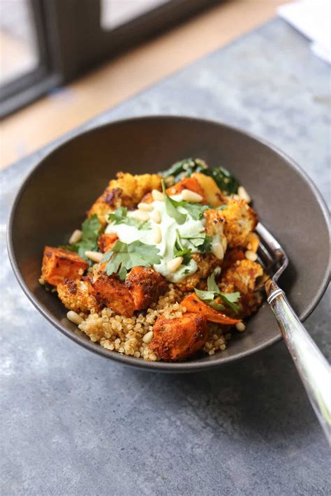 Harissa Harvest Bowl - The Defined Dish - Recipes