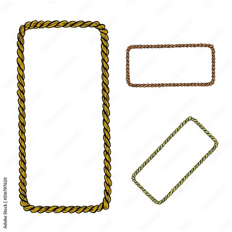Image result for Rectangle Rope Braid Border SVG