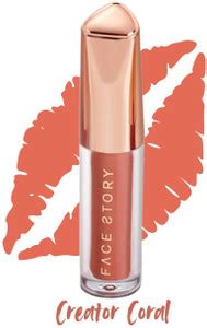 Face Story MIDI's Not Mini Long Lasting Creator Coral Liquid Lipstick ...