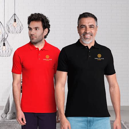 Custom Polo T-shirts | Print Branded Polo Shirts with Logo | VistaPrint