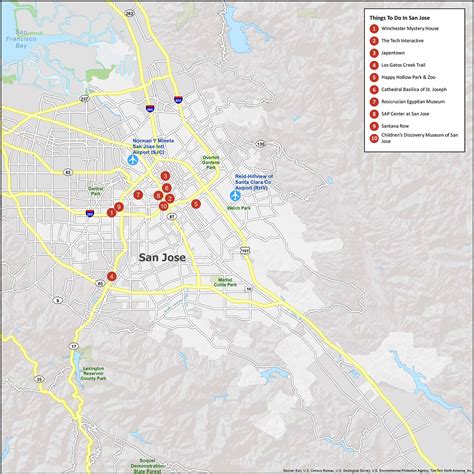 San Jose Zip Code Map - GIS Geography
