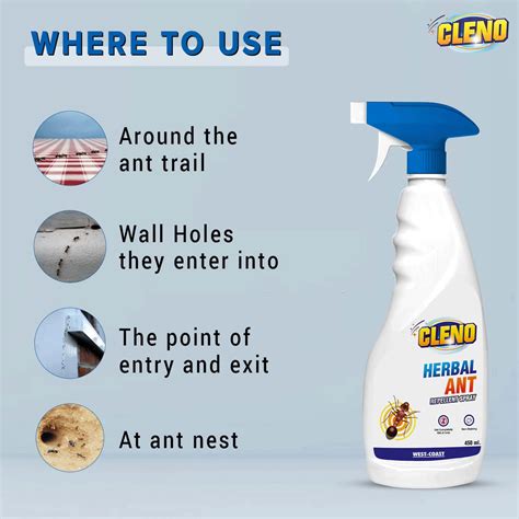 Buy CLENO HERBAL ANT REPELLENT SPRAY - 450 ML (READY TO USE) Online ...