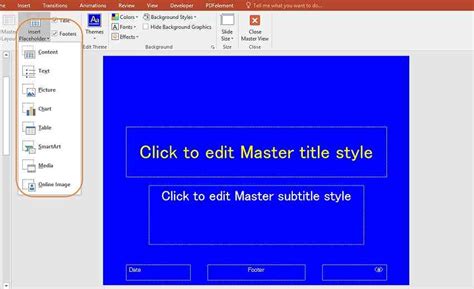 Image result for Using Slide Master PowerPoint