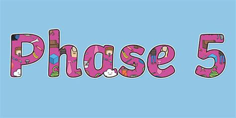 Phase 5 Display Lettering