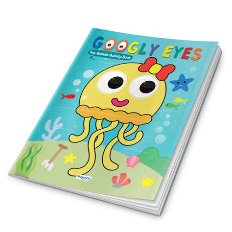 Googly Eyes Colouring Book for Kids I Sea Animals Activity Book featur
