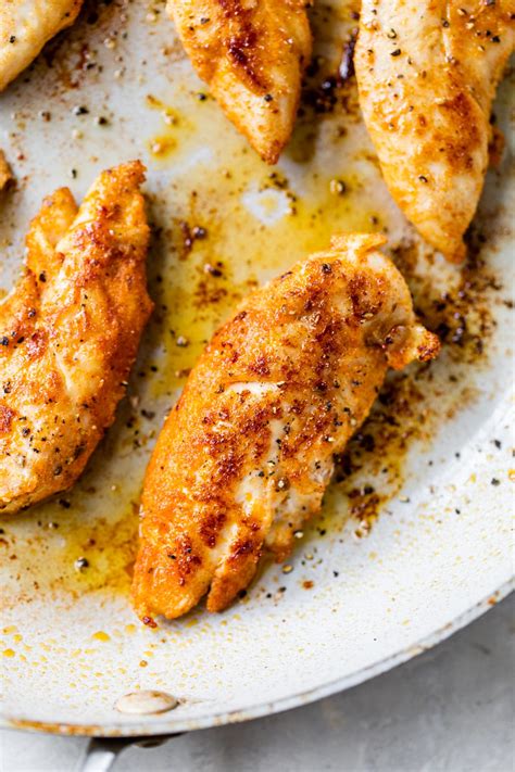 Pan-Fried Chicken Tenders - The Almond Eater