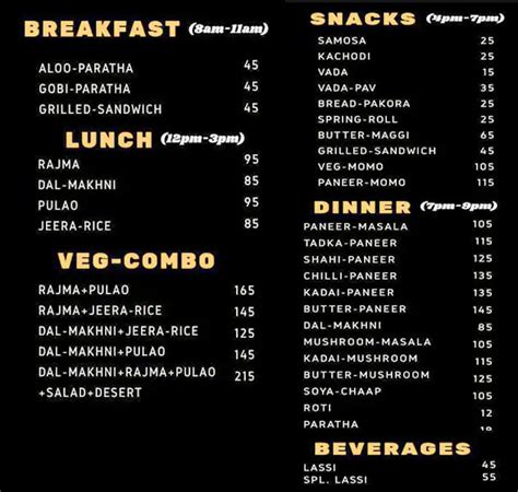 Menu at Asian Spice House, Chennai