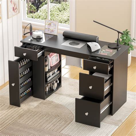 Black Manicure Table