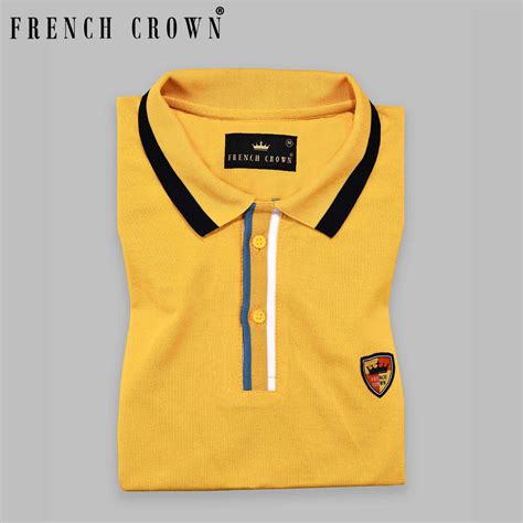 Mango Half Sleeves Super Soft Premium Cotton Polo T-Shirt For Men.