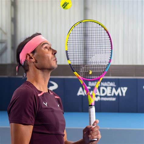 Babolat Pure Aero Rafa - Yellow/Pink/Blue - Womens Rackets | Pro:Direct ...