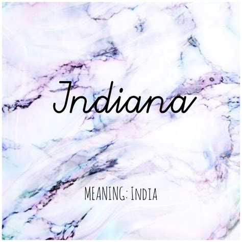 INDIANA #Names #Indiana #BabyNames | Cute names, Names, Unique girl names