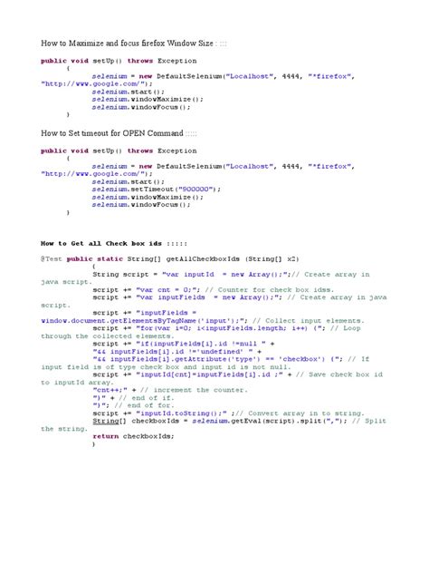 Image result for Selenium Method Coding