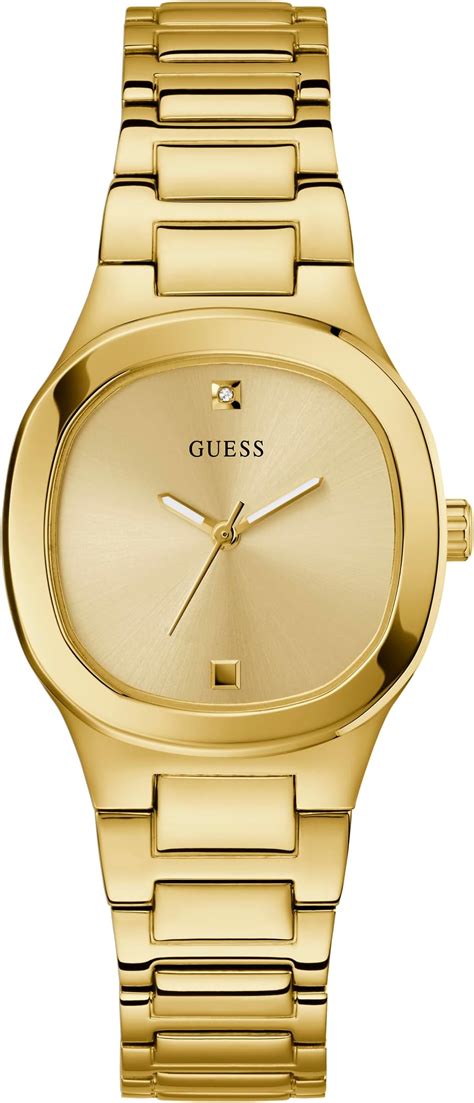 Guess Analog Silver Dial Women's Watch-W1156L1 : Amazon.in: Fashion