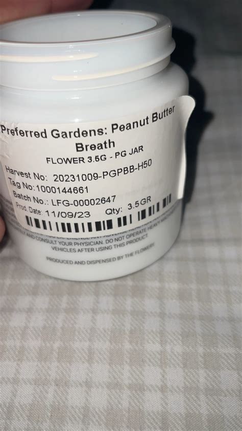 Peanut Butter Breath (Do Si Dos x Mendo Breath) 30.3% THC/2.8% Terps 🥜 ...