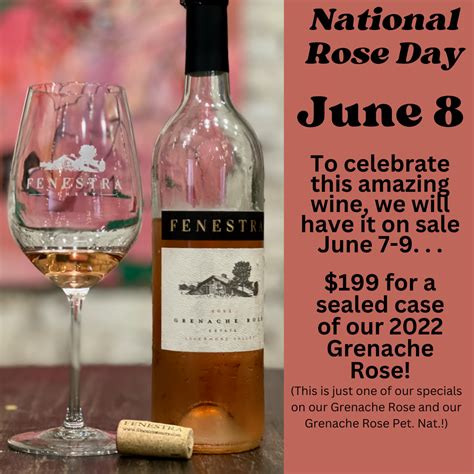 National Rose Day! — Fenestra Winery
