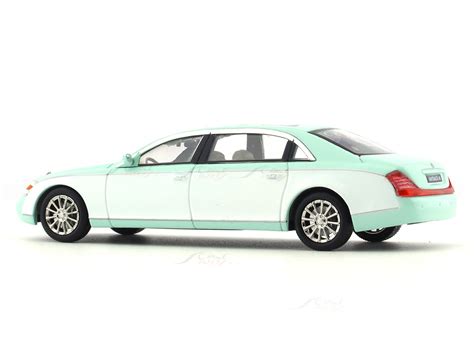 Mercedes-Maybach 62 Blue White 1:64 Stance Hunters diecast scale model ...