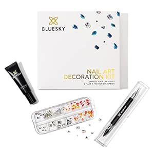 Buy Bluesky Nail Art Decoration Kit with Rhinestones Box, Dual ended ...