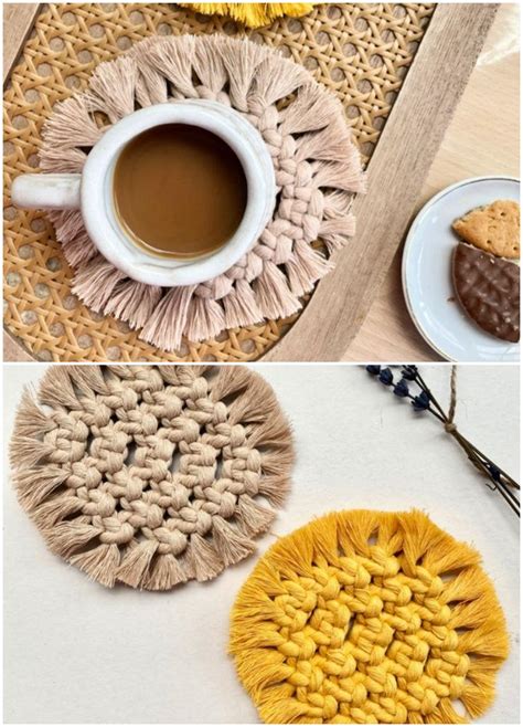 Making Macrame Coasters 的图像结果