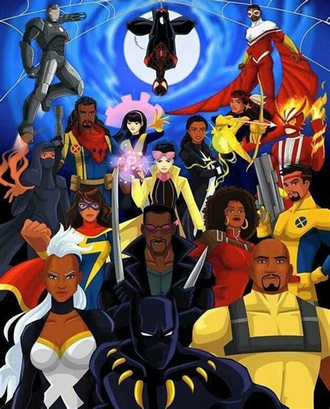 Marvel Black Universe | Marvel comics art, Marvel superheroes, Black comics