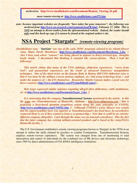 Image result for Stargate Program