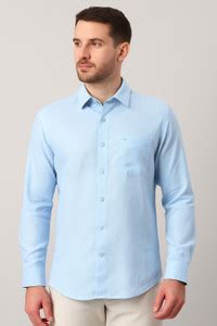 Adam Phillip Men Solid Formal Light Blue Shirt - Buy Adam Phillip Men ...