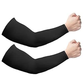 2 Pairs Sun Protection Cooling Arm Sleeves for Men & Women, UPF 50 Arm ...