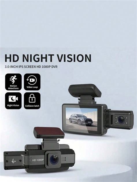 Vavupo Camera HD 1080P Dash Camera Front And Rear Inside Dash IR Night ...