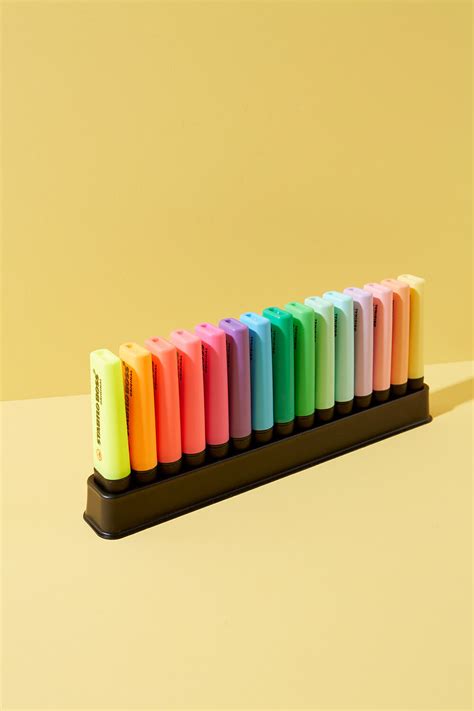 Regenbogenset STABILO Textmarker – WE LIKE MONDAYS