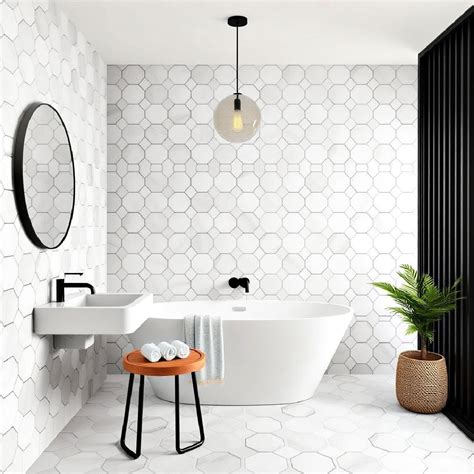 15 Hexagon Tile Bathroom Ideas To Transform Your Space