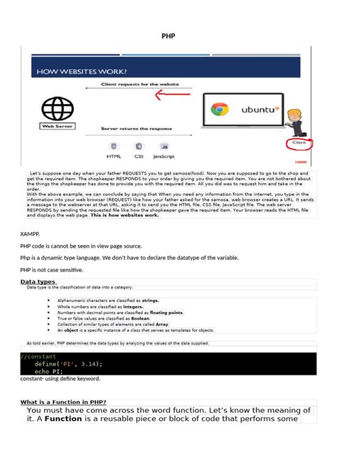 PHP Tutorial PDF 的图像结果
