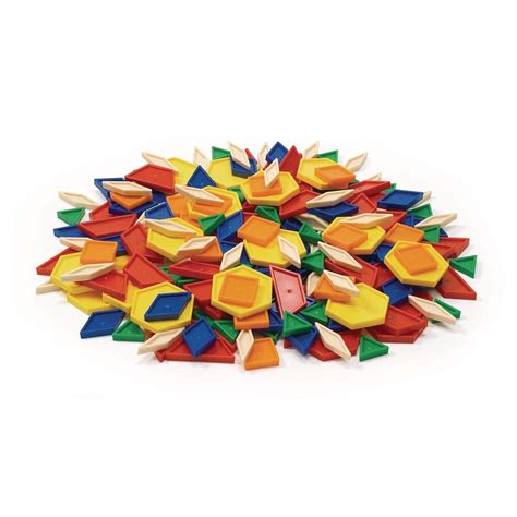 Excellerations Plastic Pattern Blocks - 250 Pieces : Amazon.in: Toys ...