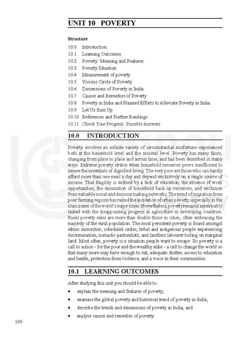 Poverty in India - ..,l - Basic Issues in Development UNIT 10 POVERTY ...