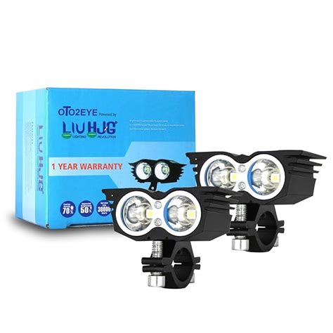 OTO2EYE Power By LIU HJG 1 YEAR WARRANTY 2 LED Owl Eye Headlight Lamp ...