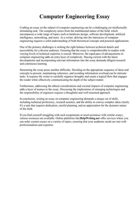 Image result for Computer Engineering Writing