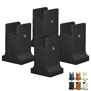 Bed Risers ( Up to 3 inch ) with Adjustable Screw Clamp, Suitable for ...