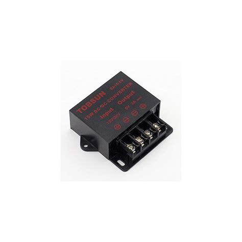 Buy EPBOWPT DC 12V 24V ਤੋਂ DC 5V 3A 15W ਪਾਵਰ ਕਨਵਰਟਰ ਸਟੈਪ ਡਾਉਨ ਰੈਡਯੂਕਰ ...