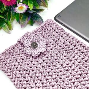 Crochet Tablet Case Tutorial 的图像结果