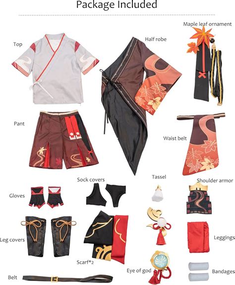 CR ROLECOS Kaedehara Kazuha Cosplay Outfit for India | Ubuy