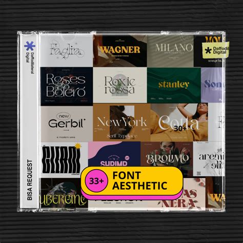 Jual 30+ Font Aesthetic Pack | Shopee Indonesia