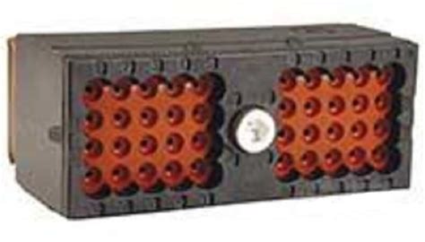 DRC16-40S Deutsch | Deutsch, DRC Automotive Connector Plug Black PCB 40 ...