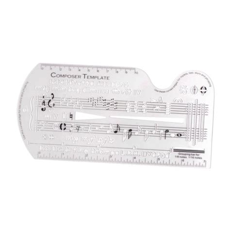 ⚡️Buy Maxbell Composing Template Stencil Measuring Ruler Multifunction ...