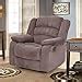 Royaloak Divine Single Seater Rocking Recliner (Brown, Fabric ...