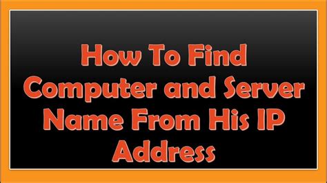 Image result for How to Find Computer Host Name